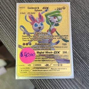 Basic Gardevoir & Sylveon GX HP 260 Pokémon card